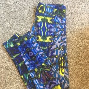 Multicolored yoga pants